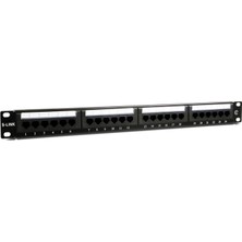 Uravas Store S-Link SL-F624 Cat6 Patch Panel 24-Port Utp 1U(1923)