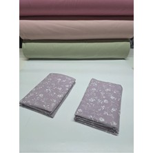 Pınarhome collection 100% Desenli Kumaş Ranforce Kapaklı Yastık Kılıfı --50X70CM--2 Adet (1 Çift)