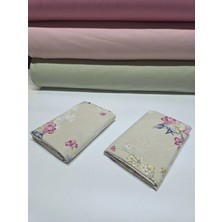 Pınarhome collection 100% Desenli Kumaş Ranforce Kapaklı Yastık Kılıfı --50X70CM--2 Adet (1 Çift)