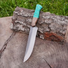 Köse Mehmet Kesme Bıçağı - N690 Çeliği - Epoksi Sap 29 cm