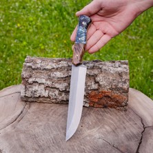 Köse Mehmet Kesme Bıçağı - N690 Çeliği - Epoksi Sap 29 cm