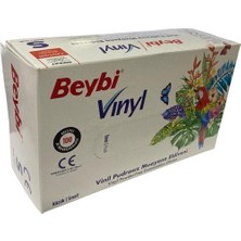 Beybi Vinill Muayene Eldiveni Pudrasız Large (100 Lü Paket)