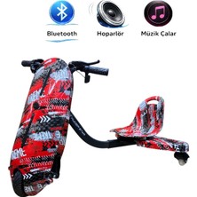 Drift Car Elektrikli Scooter Hoverboard Oturaklı Kaykay Bluetooth Hoparlörlü Rs-R1