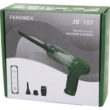 Otohousse 3ın1 Çekme - Üfleme Oto - Araç - Ev El Tipi Süpürge USB Şarj Mini - Taşınabilir0.4lt - 120W JB-107 (5545)