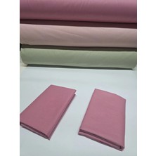 Pınarhome collection 100% Pamuk Düz Kumaş Ranforce Kapaklı Yastık Kılıfı --50X70CM--2 Adet (1 Çift)