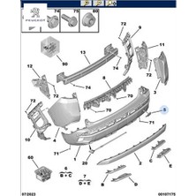 Arka Çeki Demir Kapağı 3008 Peugeot