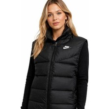 Nike Therma Fit Down Fill Womens Vest Kaz Tüyü Dolgulu Kadın Yelek Siyah