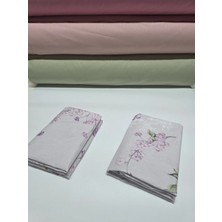 Pınarhome collection 100% Desenli Kumaş Ranforce Kapaklı Yastık Kılıfı --50X70CM--2 Adet (1 Çift)