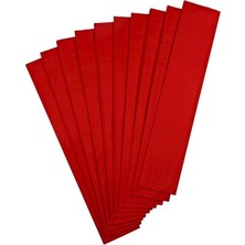  bafix krapon kağıdı 50x200 cm kırmızı (10 lu paket)