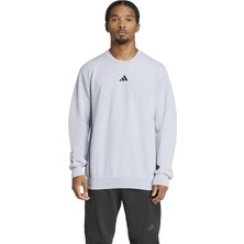 Adidas Erkek  Gri  Sweatshirt D4T Crew Sweats JP0927