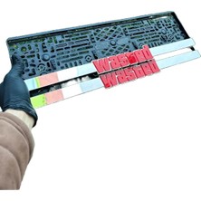 Wooddoom Wasted Yazılı Pleksi Plakalık Takmatik