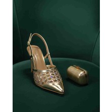 Frosty Shoes Abiye Gold Ayakkabı