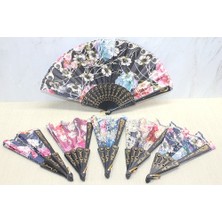 Kaia Life Plastik Çiçek Desenli Yelpaze