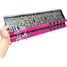 Wooddoom Vice City Yazılı Pleksi Plakalık Takmatik