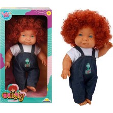 Paradise Sda Curly Bebek Tulumlu Elbiseli Et Bebek 35 cm 4523