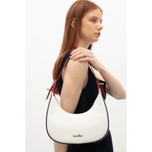 United Colors Of Benetton Benetton Kadın Kol Çantası Beyaz-Laci-Kırmızı BNT1837