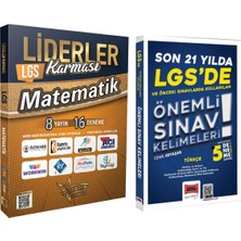 Yargı Yayınevi Lgsde Son 21 Yılda Çıkan Önemli Türkçe Sınav Kelimeleri & Liderler Karması Matematik Deneme