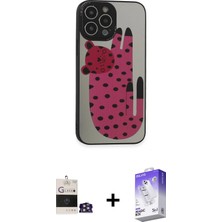 Cepte Toptan iPhone 14 Pro Max Odak Klasik Serisi - Siyah Bilvis 5in1 3D Magic Cam Ekran Koruyucu + Gümüş Bilvis Titan Kamera Lens