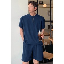 Tarz Cool Erkek Oversize T-Shirt Şort Takım Rahat Yazlık Kombin