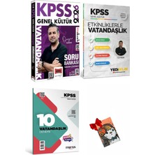 Yargı Yayınevi Kpss Genel Kültür Tamamı Çözümlü Vatandaşlık Soru Bankası & Etkinliklerle Vatandaşlık - 6 Deneme