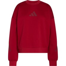 Adidas W Z.n.e. Swt Kadın  Bordo  Sweatshirt KC7753