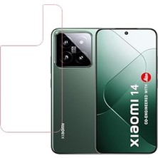 ECR MOBILE Xiaomi 14 Uyumlu Şeffaf Arka Esnek Nano Koruyucu