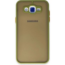Uravas Store Galaxy J7 Kılıf Montreal Silikon Kapak - Yeşil