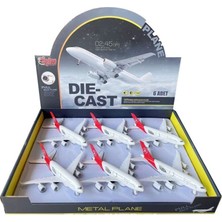 Paradise Sda HW-A380 Cb Işıklı-Sesli Metal Yolcu Uçağı 4523