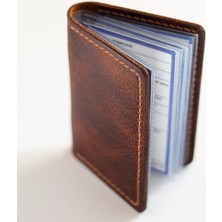 Hi Leather Kişiye İsme Özel Hakiki Deri Araç Ruhsat Kılıfı - Kabı