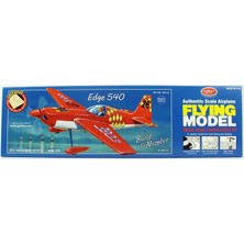 52CM Lazer Kesim Lastik Motorlu Balsa Uçak Kiti, Guillows 703 Edge