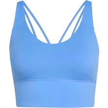Adidas W 3ss Ess Ms Kadın  Mavi  Sporcu Sütyeni HZ0873