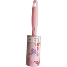 Uravas Store Tüy Toplayıcı Yapışkanlı Rulo 60 Yaprak Pembe