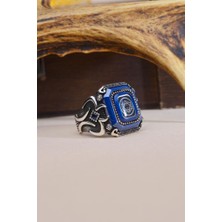 İnnuendo Jewelry 925 Ayar Gümüş Hz. Süleyman Mührü Motifli Erkek Yüzük