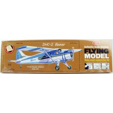 1/24 Dhc-2 Beaver 60CM Lazer Kesim Lastik Motorlu Balsa Uçak Kiti, Guillows 305