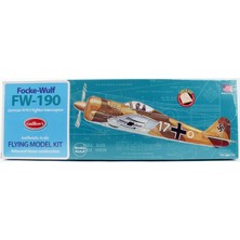 1/30 Focke-Wulf 42CM Lazer Kesim Lastik Motorlu Balsa Uçak Kiti, Guillows 502