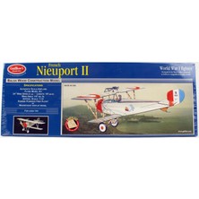 1/12 Nieuport Iı 60CM Lazer Kesim Lastik Motorlu Balsa Uçak Kiti, Guillows 203