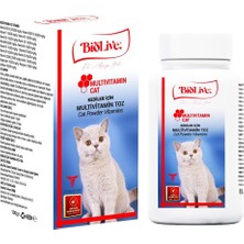 Uravas Store Biolive Kediler Için Multivitamin Toz 100GR