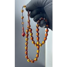 Çakır Tesbih Ateş Kehribar Tesbih