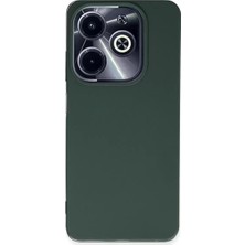 LTG Nova Infinix 40I Kılıf First Silikon - Koyu Yeşil