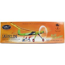60CM Balsa Lastik Motorlu Uçak Kiti, Guillows 603 Javelin