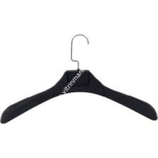 Md Vitrin Dekorasyon Softaş Siyah Erkek Ceket Askısı (10 Adet)