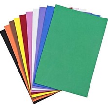  bafix eva düz renkler 2.0 mm 50x70cm karışık 10 renk