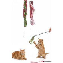 MiraLive Yılbaşı Temalı Kedi Oyun Oltası