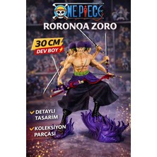 Anime One Piece Roronoa Zoro Figürü 30 cm – Koleksiyonluk Büyük Boy Zoro Biblo