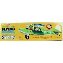 1/18 Aeronca 60CM Lazer Kesim Lastik Motorlu Balsa Uçak Kiti, Guillows 301