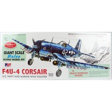 1/16 Corsair 77CM Balsa Lastik Motorlu Uçak Kiti, Guillows 1004