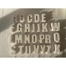 Alfabe Taş Boyama Seti - Çocuk Gelişimi - Eğitici - 3 Renk Boya + 1 Fırça