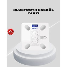 Uravas Store Akıllı Bluetooth Tartı – 8 Farklı Ölçüm Verisi, Otomatik Kişi Tanıma