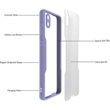 Paradise Sda  Samsung Galaxy A02 Kılıf Platin Silikon - Siyah 4523