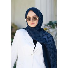 Lacivert Loryan Scarf Lavin Liana Şal